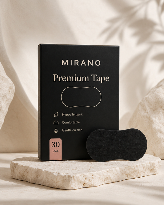Mirano Premium Munnteip — Hudvennlig Mouth Tape for Roligere Søvn
