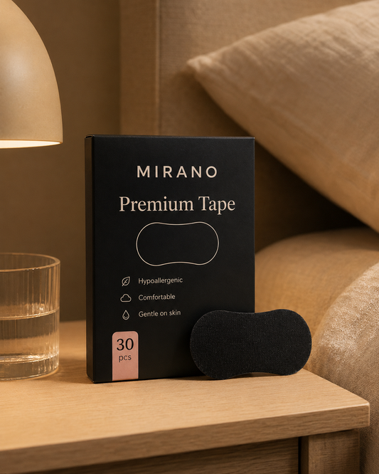 Mirano Premium Munnteip — Hudvennlig Mouth Tape for Roligere Søvn